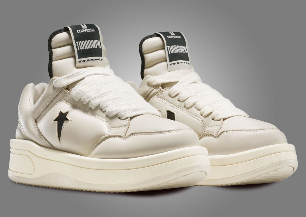 Rick Owens x Converse DRKSDHW TURBOWPN Ox Oyster