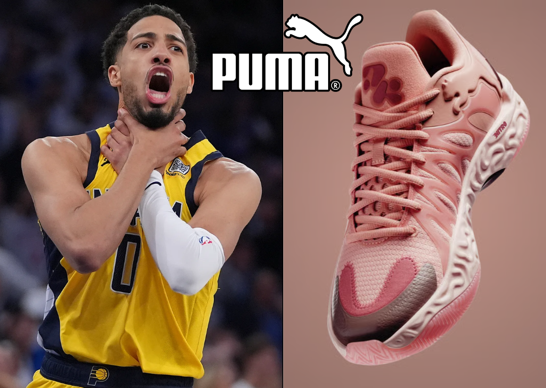 Tyrese Haliburton mimicking Reggie Miller's famous choke celebration