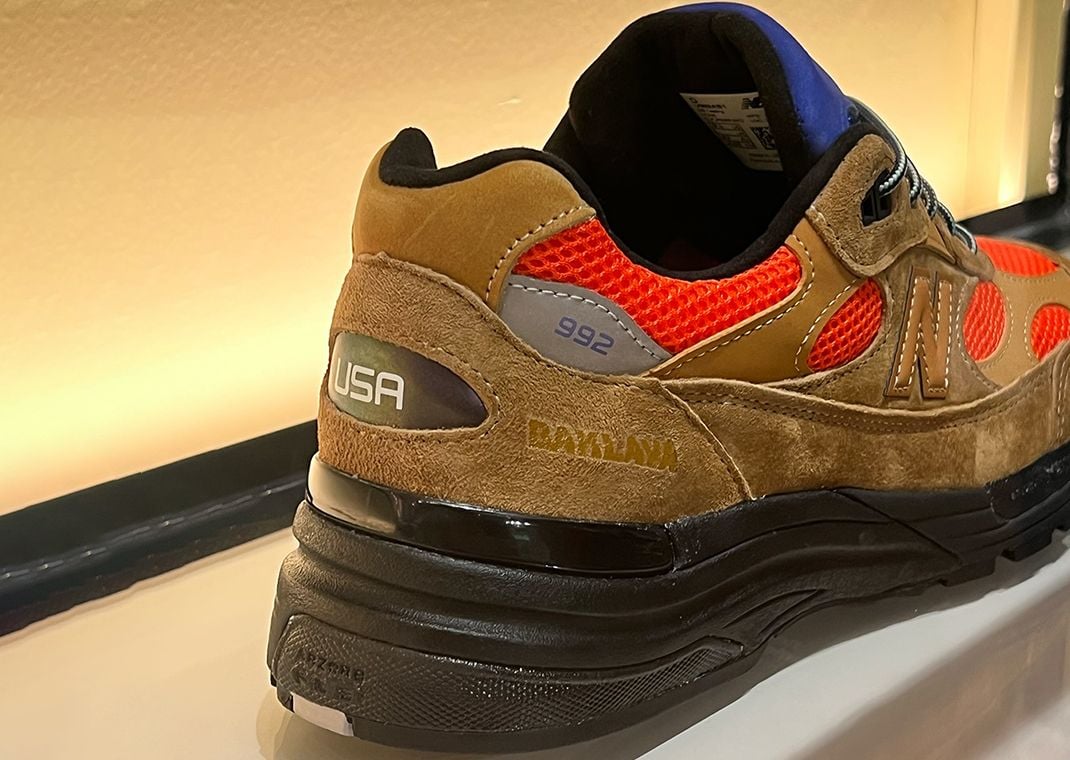 Action Bronson x New Balance 992 Made in USA Tan Red