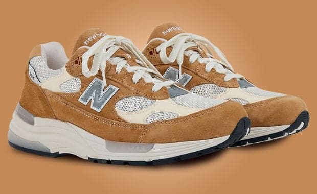 New Balance 992 Made in USA Sweet Caramel Calcium
