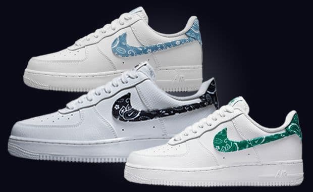 Paisley Prints Make Their Way Onto The Nike Air Force 1