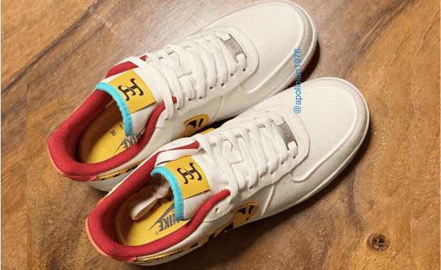 Tiger Stripes Accent This Nike Air Force 1 Low