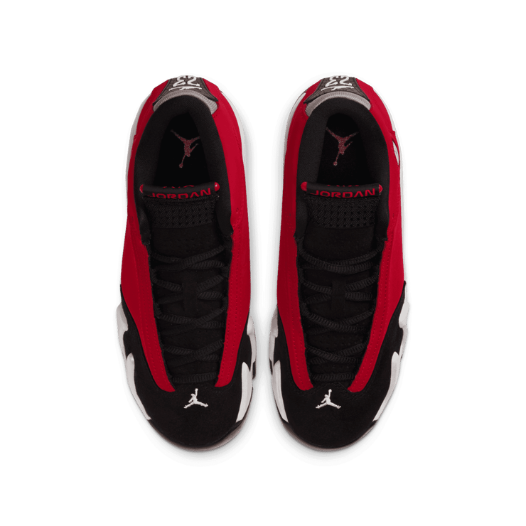Air Jordan 14 Retro Gym Red Toro (GS) Angle 1