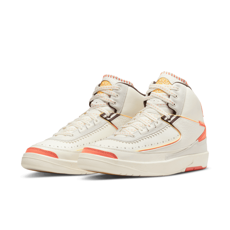 Air Jordan 2 Retro Maison Chateau Rouge Angle 2