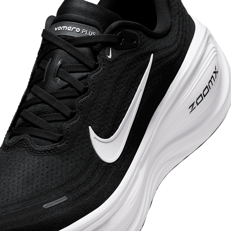 Nike Vomero Plus Black White Angle 5